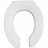 Bemis Toilet Seat,Round Bowl,Open Front,White 2055CT-000