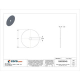 Manufacturer Varies FndrWsh,Znc,Stl,1/4 in,2x0.065in,100PK U38210.025.0200