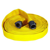 Jafrib Fire Hose,50 ft,Yellow,Rubber G50H15RY50N