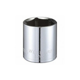 Westward Socket, Steel, Chrome, 32 mm 53YU43