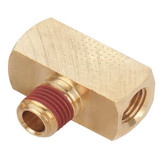 Parker Male Branch Tee, Brass, 1/4 in, NPT VS2224P-4