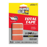 Super Glue Double Sided Tape,1 13/16" L,11/16" W 90019