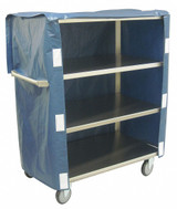 Sim Supply Linen Cart,600 lb.,4 Shelf,36 in. L  ZL236U503