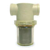 Ron-Vik Inline Strainer,8" H,Clear,305 micron 7222190