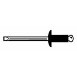 Manufacturer Varies Blind Rivet,3/16In,1.200In,Dome,PK250 U33190.018.0616