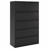 Hirsh Lateral File Cabinet,Black,67-5/8 in. H 17649