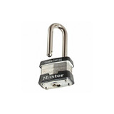 Master Lock Keyed Padlock, 3/4 in,Rectangle,Silver 1KALJ