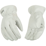 Kinco Men's Large White Goatskin Leather Driver Glove 92-L