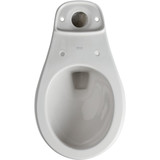 Briggs Abingdon White Round 10 In. Rough-In Toilet Bowl