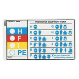 Electromark HMIG Label,2 In. H,3-1/2 In. W,PK25  Y604387