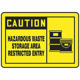 Accuform DOT Handling Label,Waste,5" Label W,PK5 LCHL609VSP