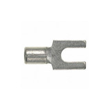 Panduit Fork Terminal,Tin,Copper,Bare,PK50 P10-10F-L