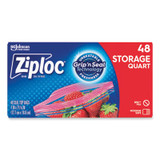 Ziploc® BAG,ZIPLOC STRG QUART 351317