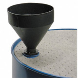 Funnel King Drum Funnel,Black,Polyethylene,NPT 32400