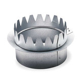 Ameriflow Snap On Collar,Round,Galvanized Steel G5010C