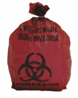 Sim Supply Biohazard Bags,1 gal.,Red,PK200  3UAF2