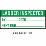Stranco Inspection Label,ENG,Maintenance,PK350 TC-22131