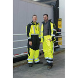 Occunomix Rain Jacket,Class 3, Type R,Blk-Ylw,L SP-BRJ-YL