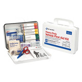 First Aid Only First Aid Kit w/House,85pcs,3x7",WHT 220-O