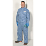 Kleenguard Collared Coveralls,XL,Blue,SMMMS,PK24 58504