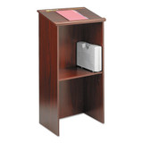 Safco® Stand-Up Lectern, 23 X 15.75 X 46, Mahogany 8915MH