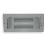 Sim Supply Sidewall/Ceiling Register,3-Way  4JRP7