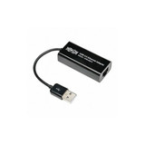 Tripp Lite USB 2.0 Adapter,Gigabit Ethernet,Black U236-000-R