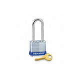 Master Lock Keyed Padlock, 1/2 in,Rectangle,Silver  7KALJ-P831