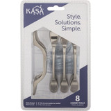 KasaWare 5 In. Satin Nickel Cabinet Pull (8-Pack)