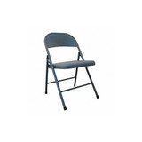 Sim Supply Folding Chair,Steel,Blue,300 lb.  13V424