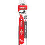 Diablo  6 In. 14/18 TPI Bi-Metal Medium Metal Reciprocating Saw Blade (25-Pack)