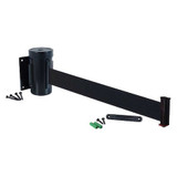 Retracta-Belt Wall Barrier, 10ft Black Belt  WM700SB-BK-RE