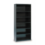 Tennsco Bookcase,78 in H,Black B-78BK