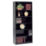 Tennsco Bookcase,78 in H,Black B-78BK
