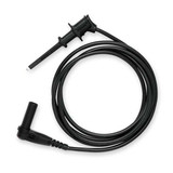 Pomona Electronics Mini Hook Test Lead,48 In. L,Black 6244-48-0
