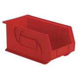 Lewisbins Hang and Stack Bin,Red,PP,7 in  PB148-7 Red