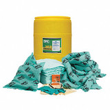 Brady Spc Absorbents Spill Kit, Chem/Hazmat, Yellow SKH-55