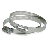Manufacturer Varies Worm Gear Hose Clamp,1/2"W,2"ID,PK10 5756
