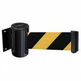 Tensabarrier Belt Barrier, Black,Belt Yellow/Black 896-STD-33-MAX-NO-D4X-C