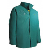 Onguard Chemtex Rain Jacket,Hood Snaps,Green,4XL 7103200