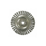 Weiler Wire Wheel,Stainless Steel,5in.Dia. 09866