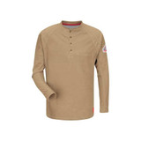 Vf Imagewear Flame-Resistant Crewneck Shirt,L,Khaki QT20KH RG L