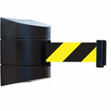 Tensabarrier Belt Barrier, Black,Belt Yellow/Black  897-30-S-33-NO-D4X-C