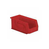 Lewisbins Hang and Stack Bin,Red,PP,5 in PB105-5 Red