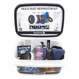 Sundstrom Safety Half Mask Respirator Kit,M/L,Blue H10-0014