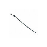 Erickson Beaded Cable Tie,8" L,Black 06813
