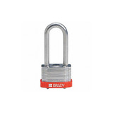 Brady Keyed Padlock,Different,1-5/16"W,PK6 118944