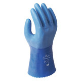 Showa Chemical Resistant Gloves,Blue,2XL,PR 281XXL-11.EU