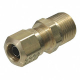 Tramec Sloan Male Connector,Compression,Brass,1In 968-4NS