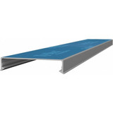 Abb Wiring Duct Cover,Flushed Mount,Gray TYD4CPG6